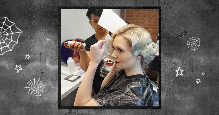 Loreal Paris BMAG How To Its Go Time 2 Last Minute Halloween Hair Ideas2 Step11